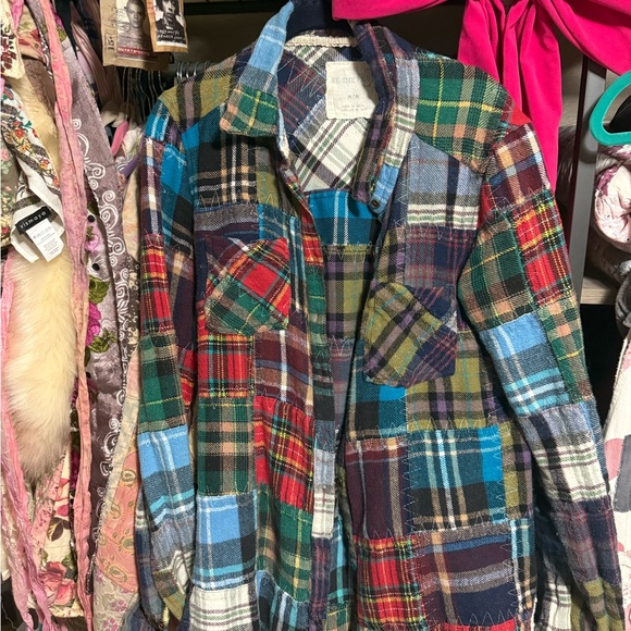 Free People Tops - Free people Lost in plaid